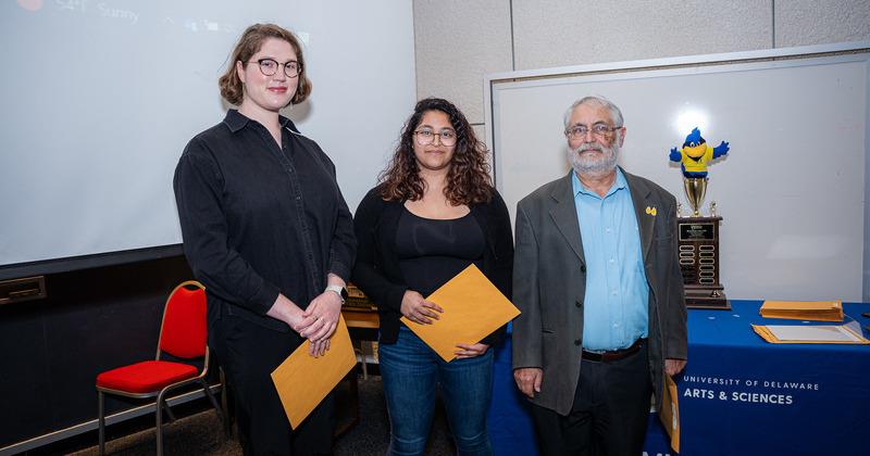 From left to right, first place winner Nadya Ellerhorst, second place winner Susan Aramony, and honorable mention Richard Plotzker